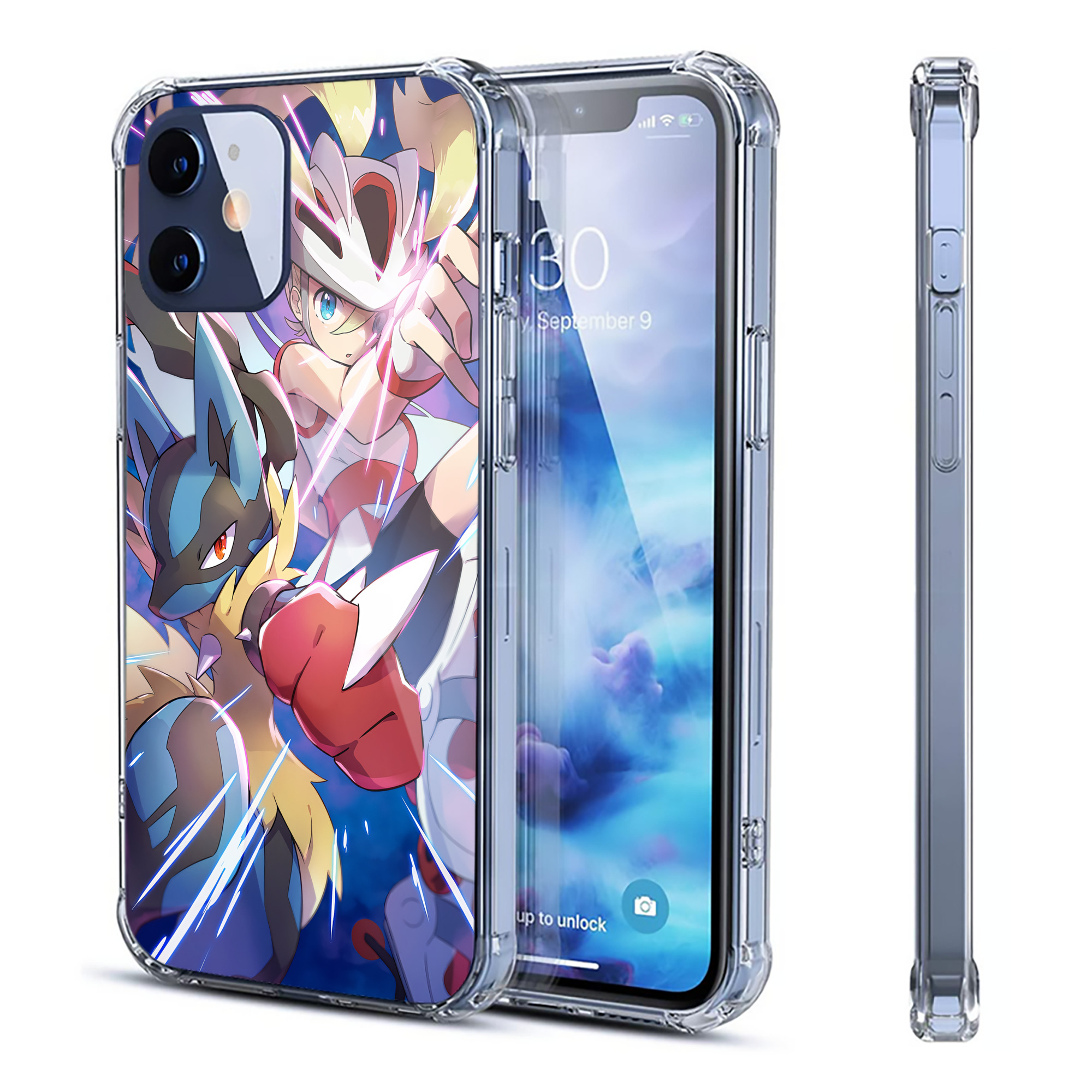 （画像用） ポケットモンスター Pokémon 【iPhone 12シリーズ対応】透明スマホケース（クリアソフトケース）
